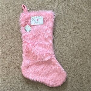 Dolly Pink Faux Fur Stocking